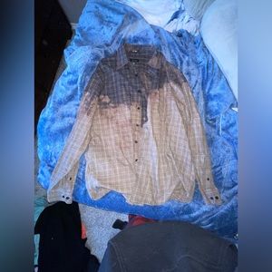 van heusen flannel size large